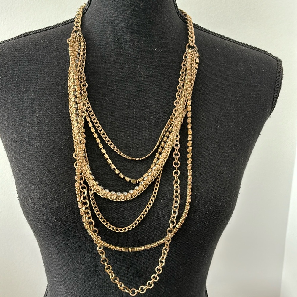 Multi-chain Kenneth Cole necklace